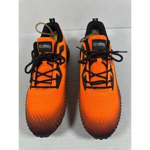 Kricely‎ Trail Running Shoes Mens Size 10.5 Orange Black Athletic Sneakers